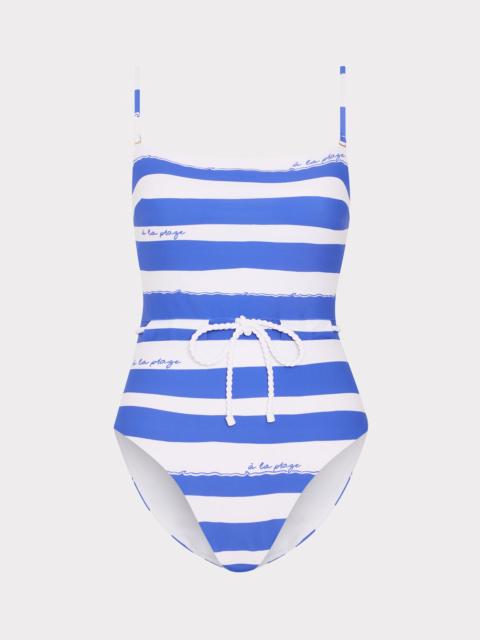 MILLY A La Plage Belted One Piece