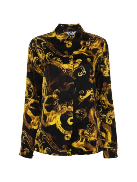 VERSACE JEANS COUTURE Watercolour Couture-print shirt