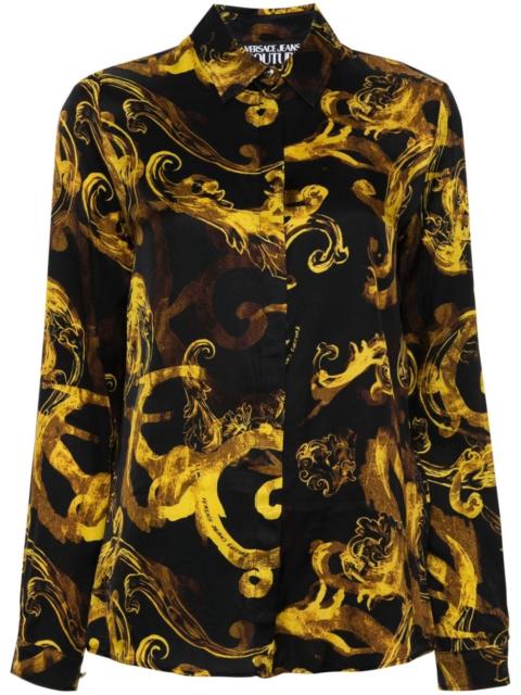VERSACE JEANS COUTURE Watercolour Couture-print shirt