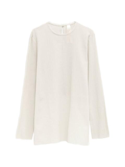 LAUREN MANOOGIAN long-sleeve overlay blouse
