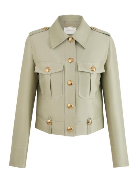 Zimmermann REBELLION CROP UTILITY JACKET