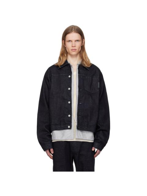 POST ARCHIVE FACTION (PAF) Navy 8.0 Right Denim Jacket