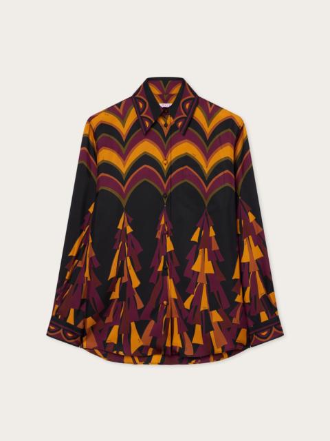 PUCCI BAIADERA PRINT SILK SHIRT