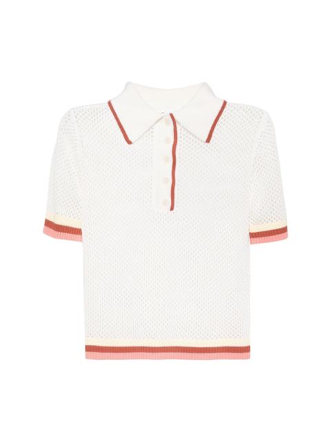 crochet polo shirt