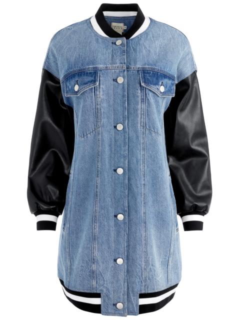 Alice + Olivia ORTEN OVERSIZED VARSITY JACKET