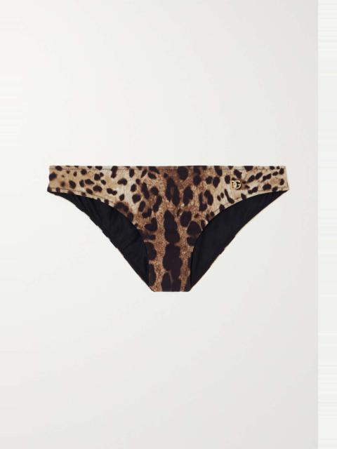 Dolce & Gabbana Leopard-print bikini briefs