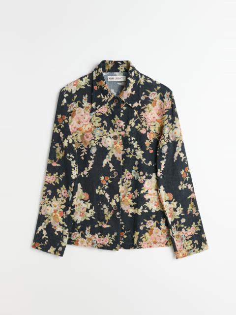 Sanctuary Shirt Black Floral Tapestry Print