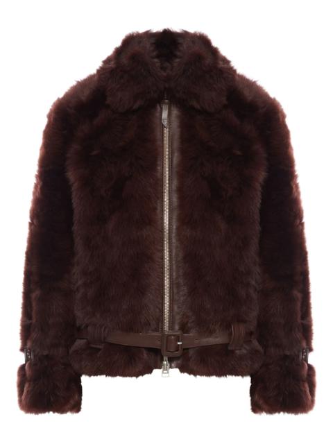 TOM FORD Tom Ford Shearling Belted Jacket
