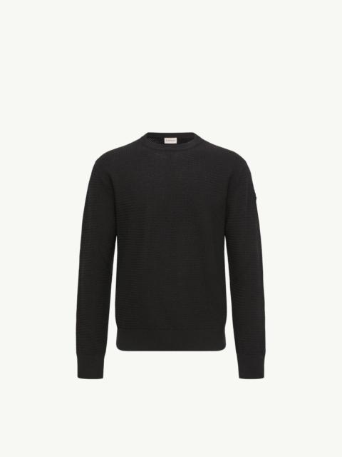 Moncler Textured Cashmere & Wool Sweater