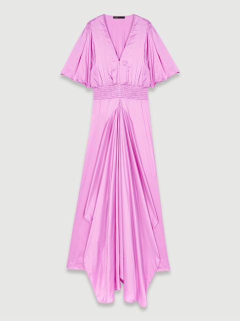 Satin-look maxi dress