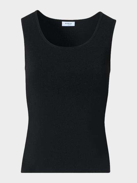 AKRIS Fitted Knit Tank Top