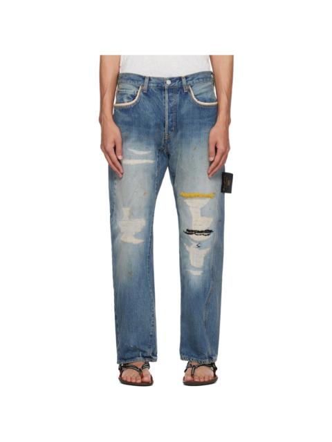 Blue UC1F4503-1 Jeans