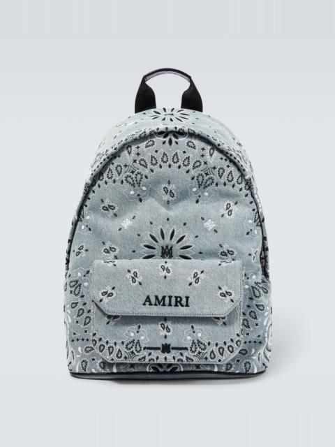 AMIRI Bandana 데님 배낭