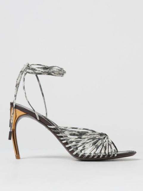 FERRAGAMO FERRAGAMO Heeled Sandal Woman color Grey