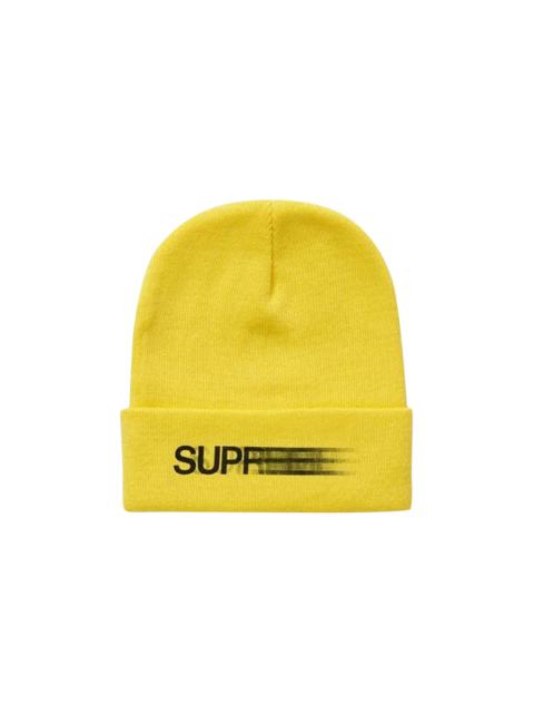 Supreme Motion Logo Beanie 'Yellow'