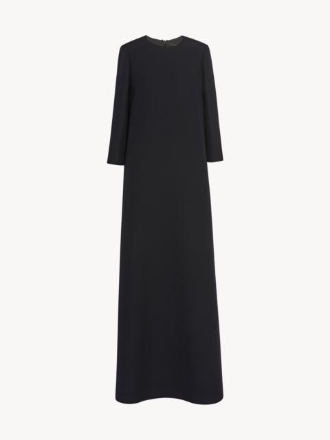 The Row Stefos Dress in Wool and Silk