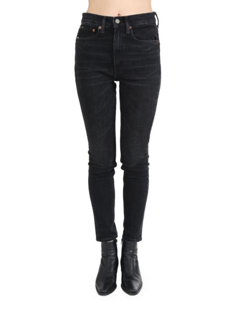 Polo Ralph Lauren logo-patch skinny jeans