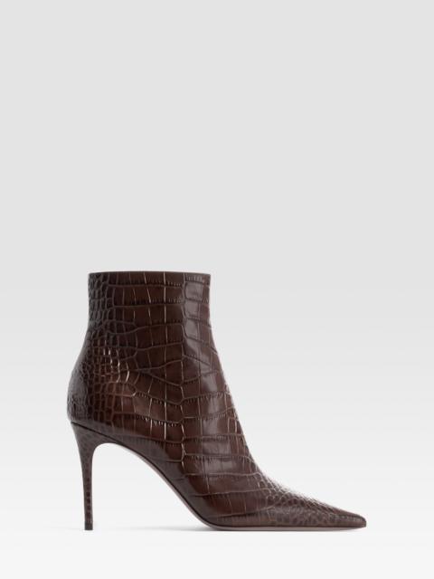 PARIS TEXAS CROCO-PRINT ANKLE BOOT
