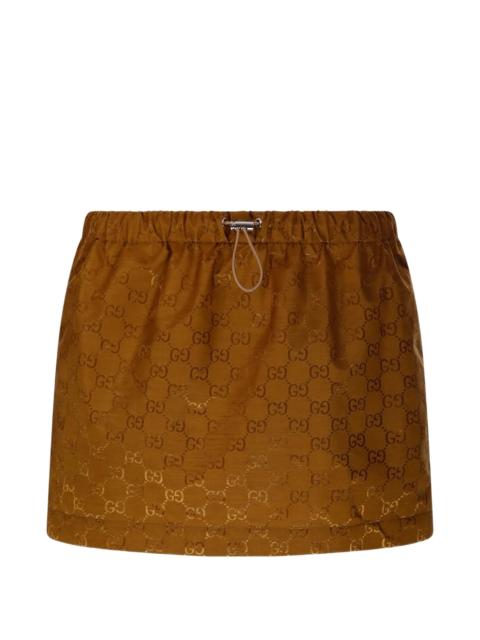 GUCCI Gucci Monogram Elasticated Mini Skirt