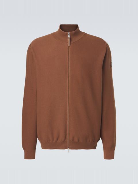 Moncler Cotton zip-up sweater