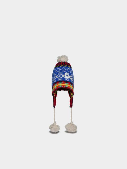 DSQUARED2 POM-POM BEANIE