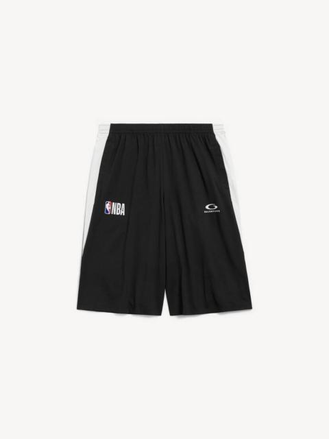 BALENCIAGA Men's Balenciaga | Nba Collaboration Tracksuit Shorts in Black/white