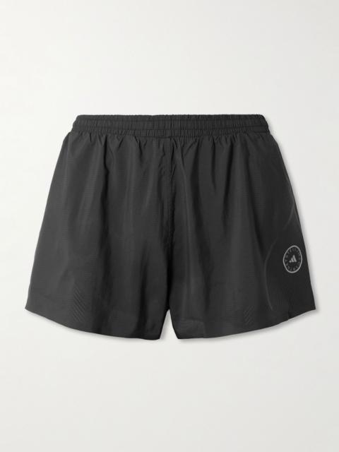 adidas TruePace recycled-shell shorts Black