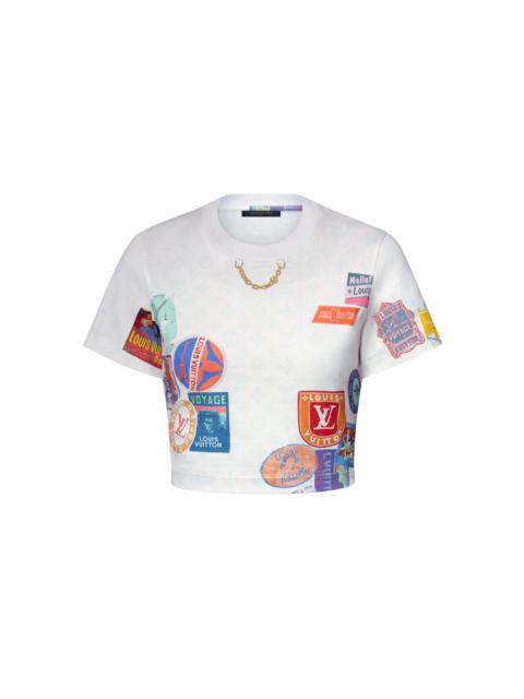 Louis Vuitton Mahina Patch Print Crop Top