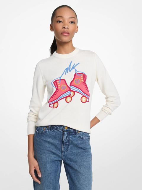 MICHAEL KORS Graphic Knit Sweater