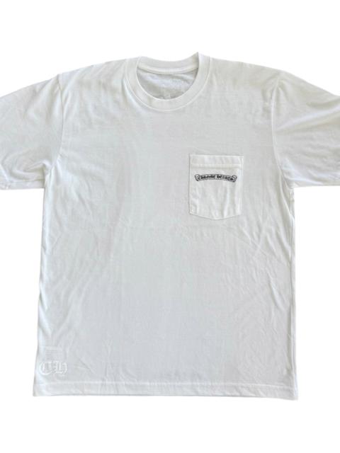 Chrome Hearts Scroll Logo T-Shirt "White & Black" CHRM1928