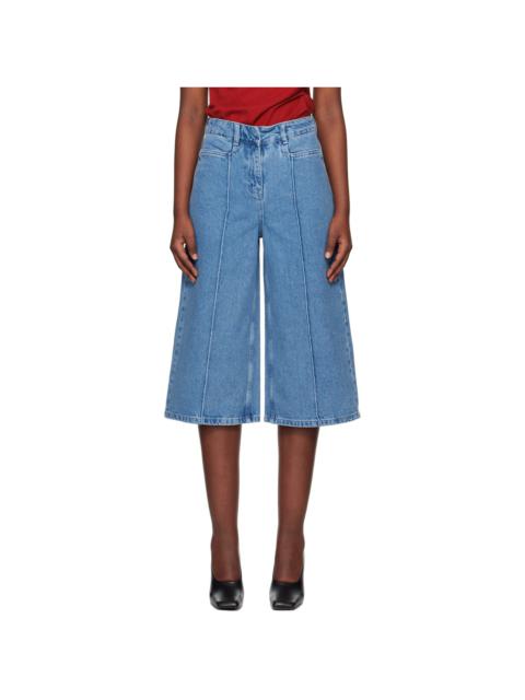 REMAIN Birger Christensen Blue Culotte Jeans