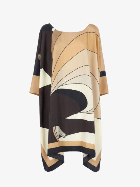 FENDI Multicolor silk kaftan