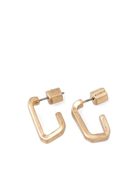 ALLSAINTS Tia Hexagon hoop earrings (set of three pairs)
