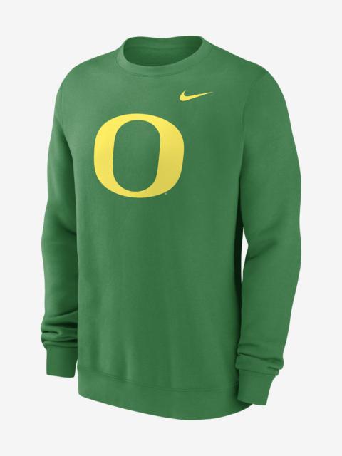 Oregon Ducks Primetime Evergreen Logo Nike Men's College Pullover Crew