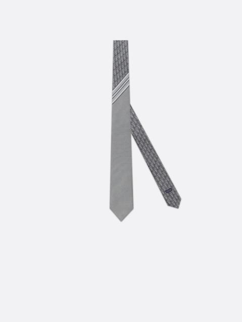 Dior Striped Dior Oblique Tie