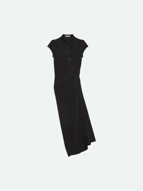 Helmut Lang SHORT SLEEVE TWISTED SHIRT DRESS