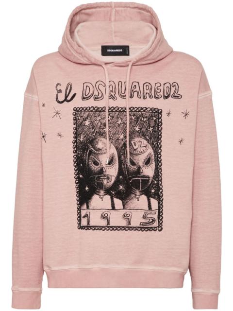 DSQUARED2 graphic-print hoodie