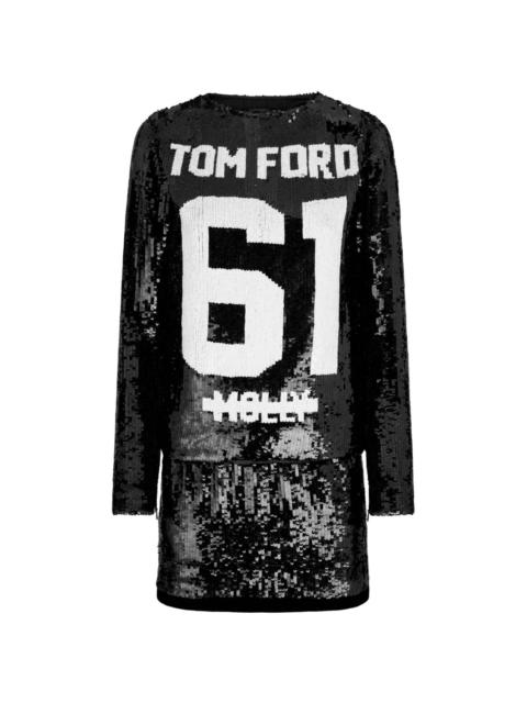 TOM FORD 61 sequinned minidress