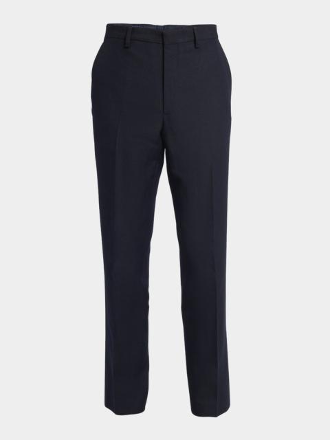 Dries Van Noten Men's Patrino Wool-Linen Pants