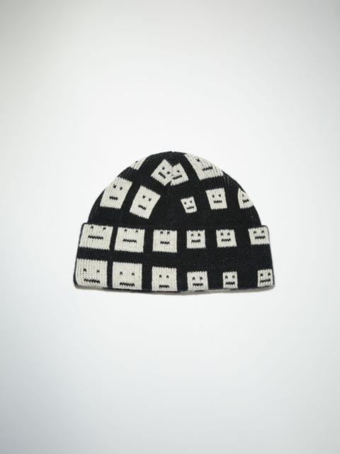 Cap knit Static Skull reversible