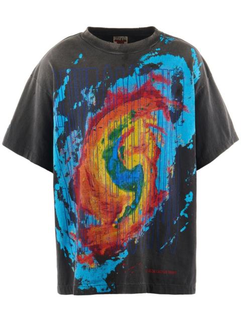 SAINT M×××××× x Cactus Plant Flea Market abstract-print T-shirt