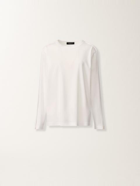 FABIANA FILIPPI Optical white jersey T-shirt