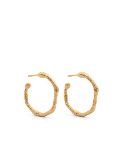 forte_forte irregular-design hoop earrings