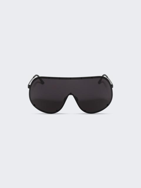 Rick Owens DRKSHDW Shield Sunglasses Black