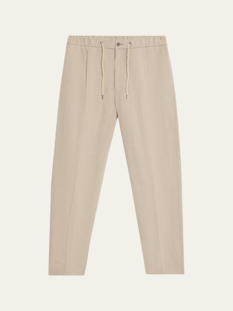 GIORGIO ARMANI Linen Drawstring Pants