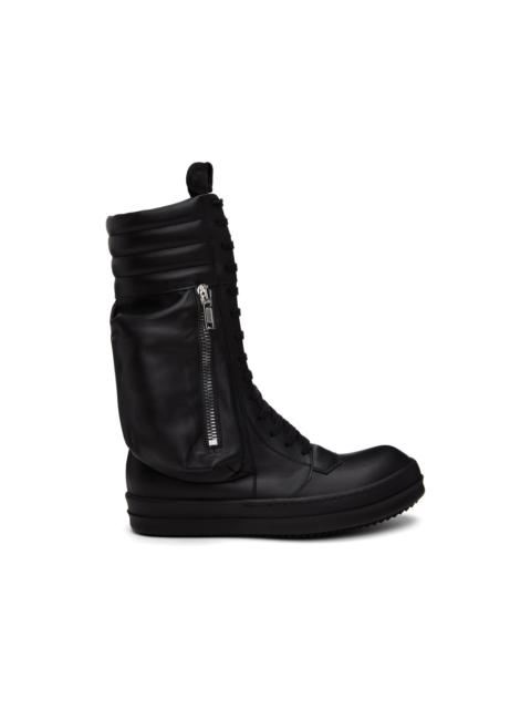 Rick Owens Cargo Basket leather boots