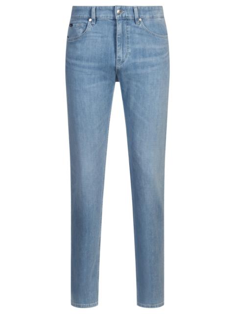 BOSS DELAWARE SLIM-FIT JEANS IN BLUE ITALIAN DENIM