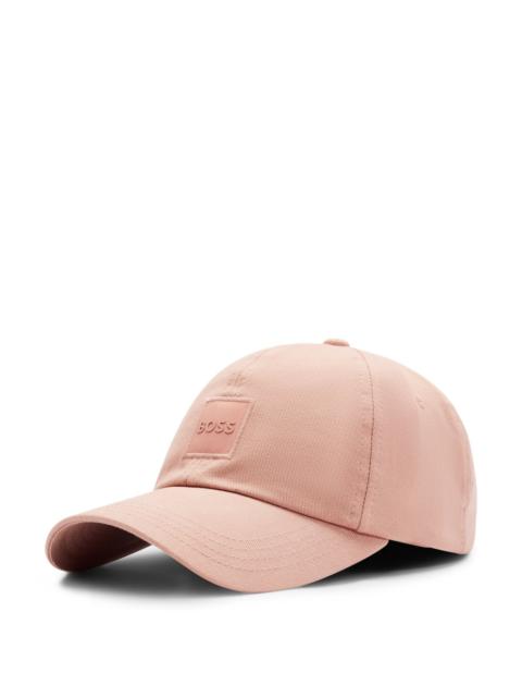 BOSS COTTON-TWILL CAP WITH TONAL LOGO PATCH
