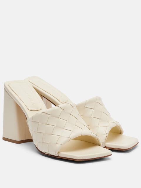 Bottega Veneta Parco Intrecciato 90 leather mules