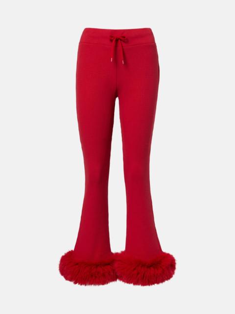 BALENCIAGA Low-rise cotton capri pants